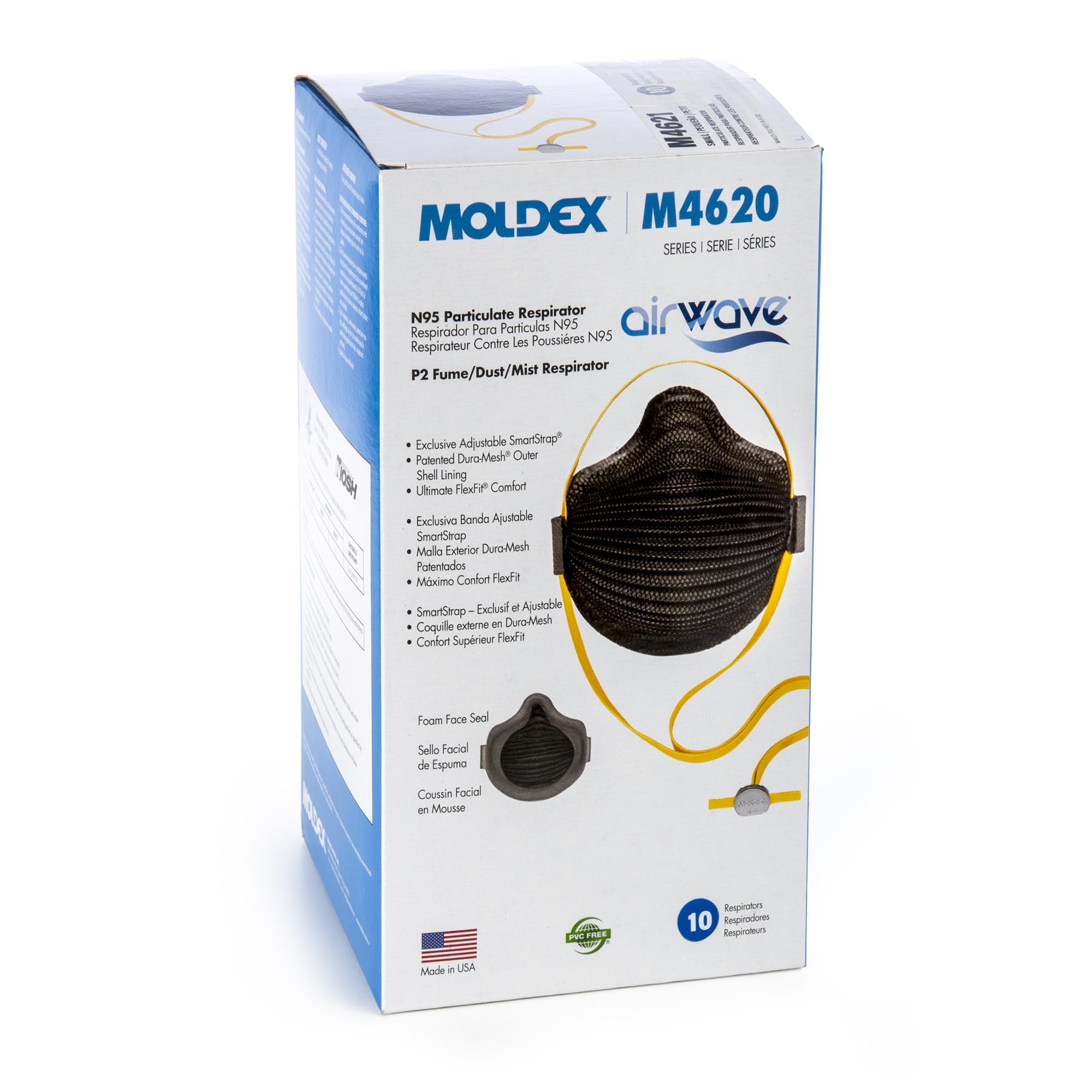 Amazon.com: Moldex® M4621 AirWave® M Series Disposable N95